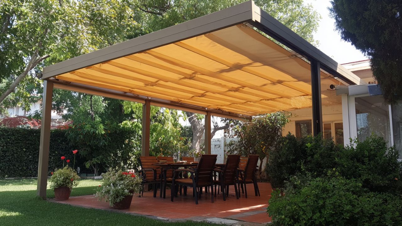 Toldo Plegable para Pérgola